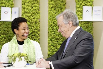 António Guterres and Marie Christina Kolo