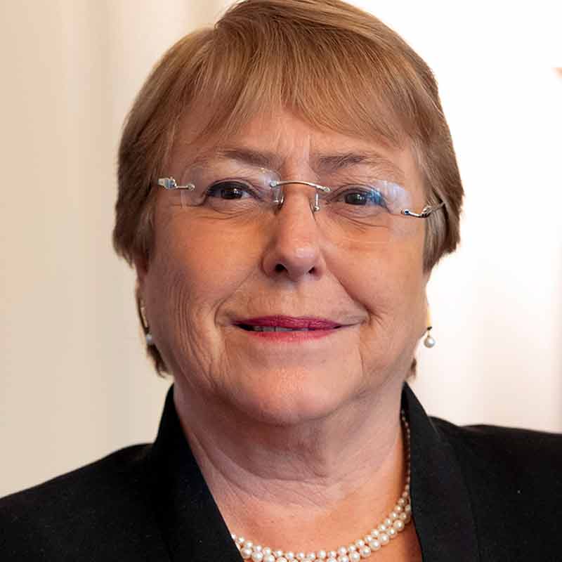 Portrait photo of Michelle Bachelet