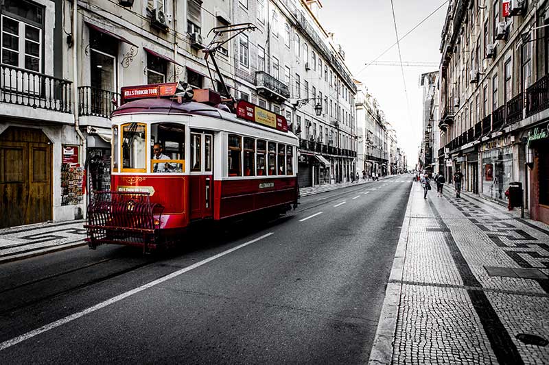 a tram