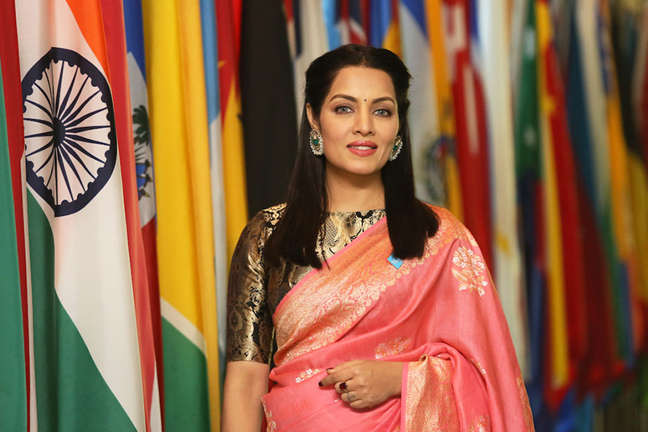 Celina Jaitly, acclaimed Indian actress.