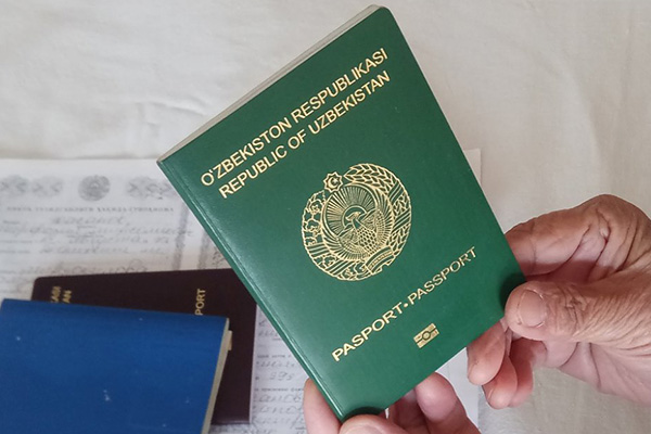 Passport from Uzbekistan