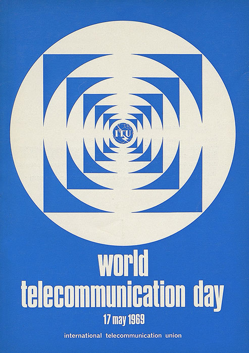 World Telecommunication Day 1969 poster