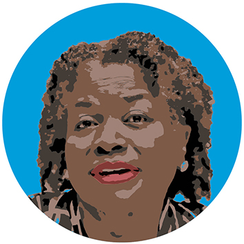 Portrait de la Directrice exécutive de l'UNFPA, Natalia Kanem.