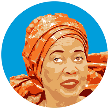 Portrait de la Directrice exécutive d'ONU Femmes, Phumzile Mlambo-Ngcuka.