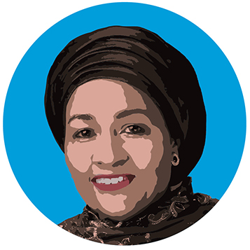 Portrait de la Vice-Secrétaire générale des Nations Unies, Amina Mohammed