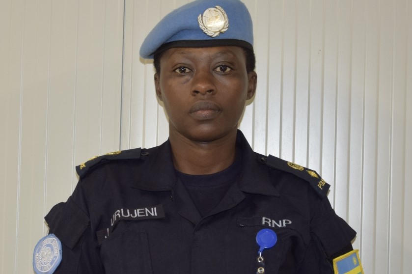 Portrait de Jackline Urujeni, du Rwanda, servant au Soudan du Sud