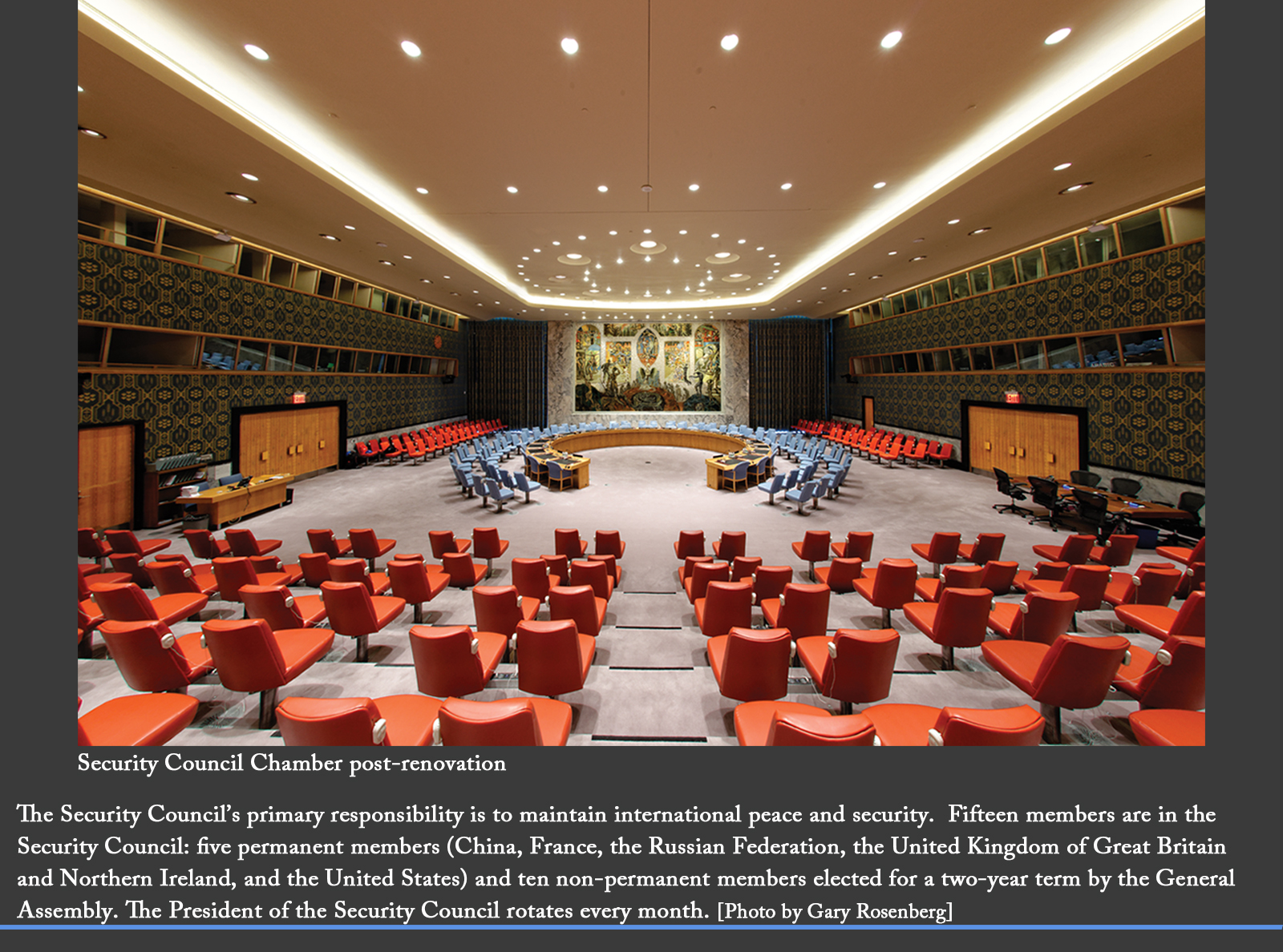 Security Council Chamber post-renovation