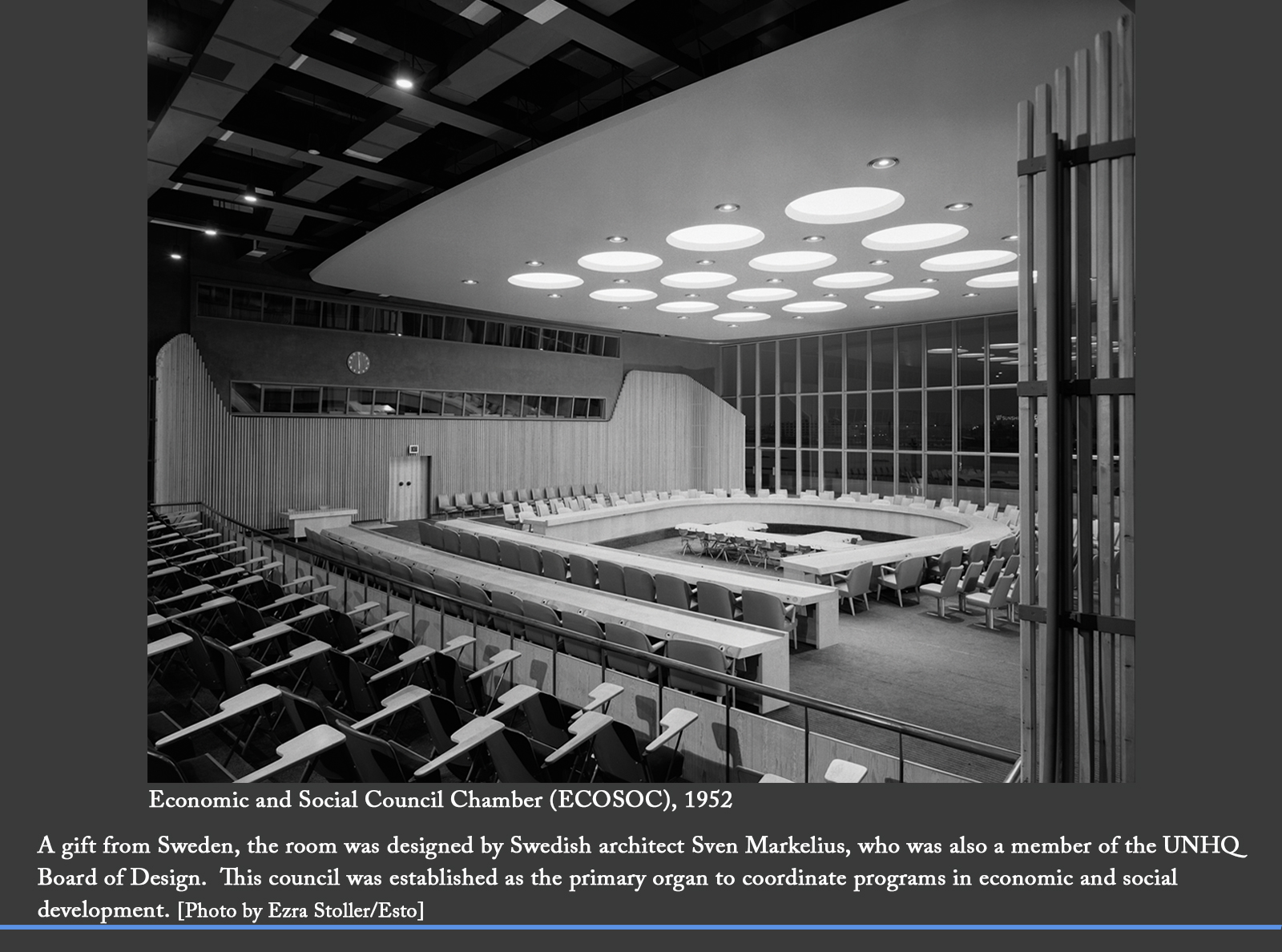 Economic and Social Council Chamber (ECOSOC), 1952 