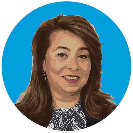 Portrait de la Directrice exécutive de l'ONUDC, Ghada Waly