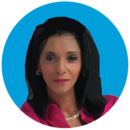 Portrait de la directrice de Kush Communications, Mme Zeinab Badawi