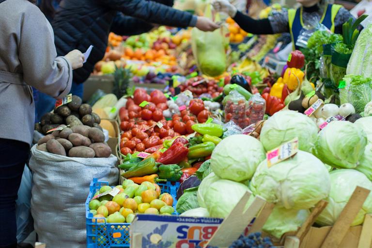 open air market