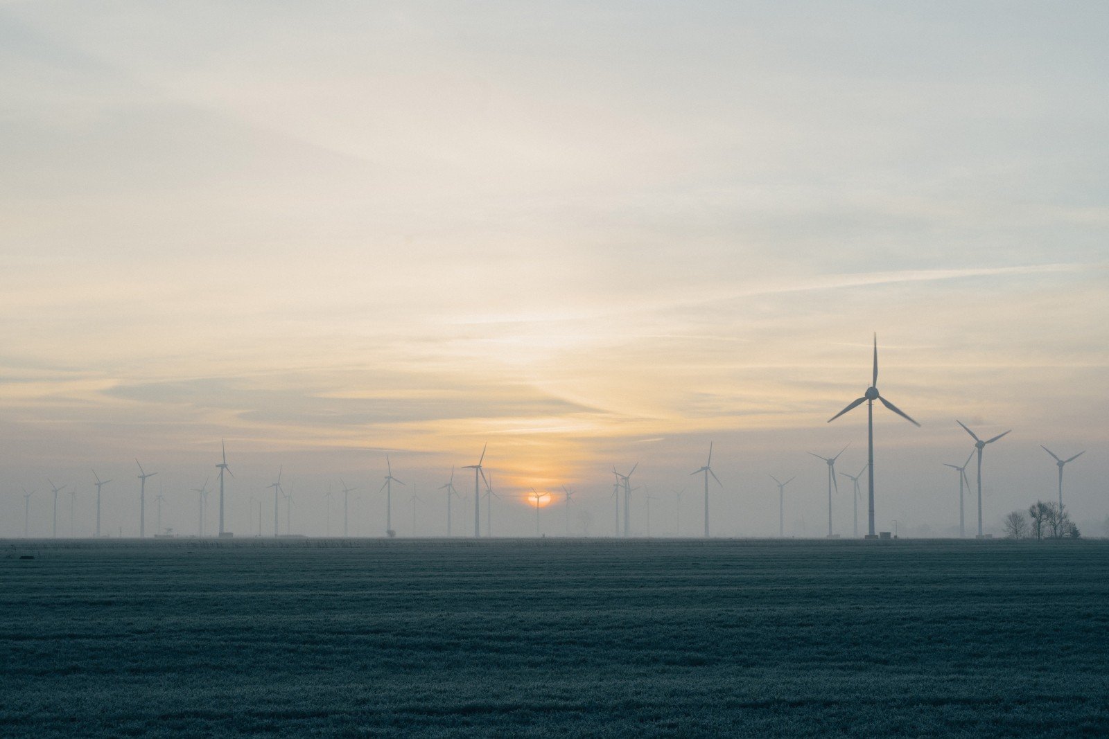 wind-turbines-on-field-at-sunset