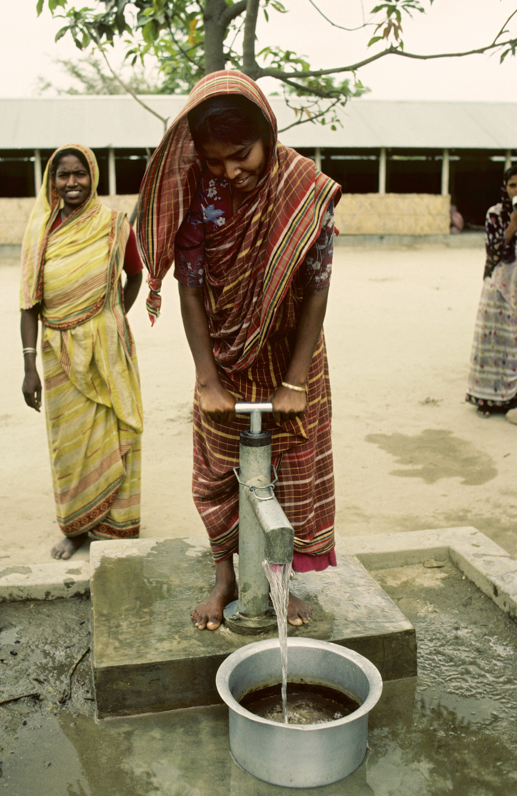 Girl drinking water