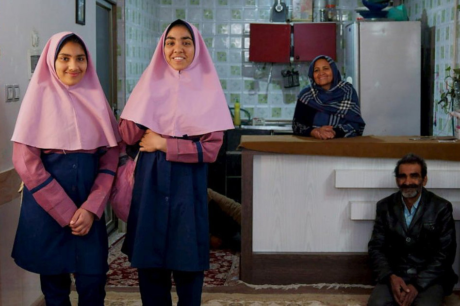 Afghan family in Iran