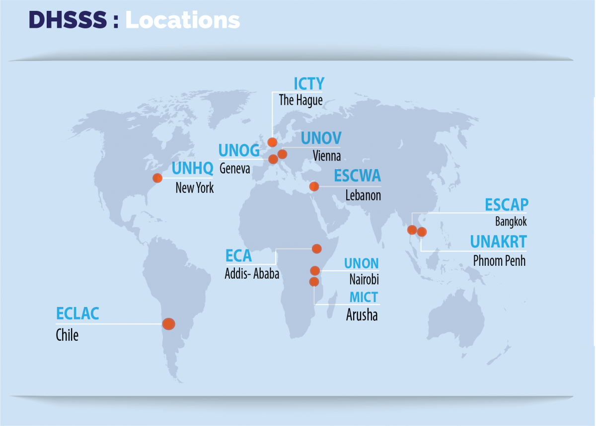 United nations headquarters map