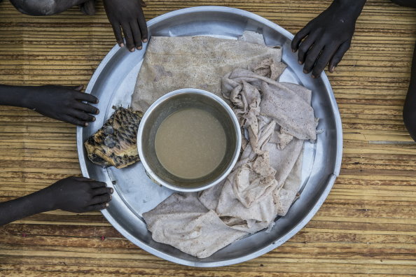 plate of food in South Sudan