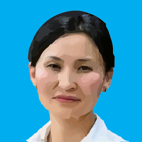 Portrait de la Représentante permanente du Kirghizistan auprès des Nations Unies, S.E. Mirgul Moldoisaeva