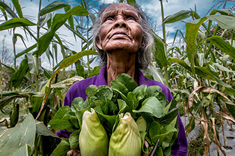 woman farmer in field