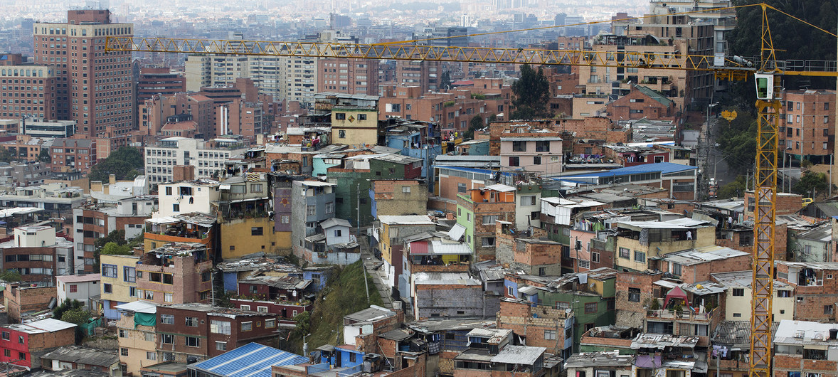 Imagen de la ciudad de Bogotá.
