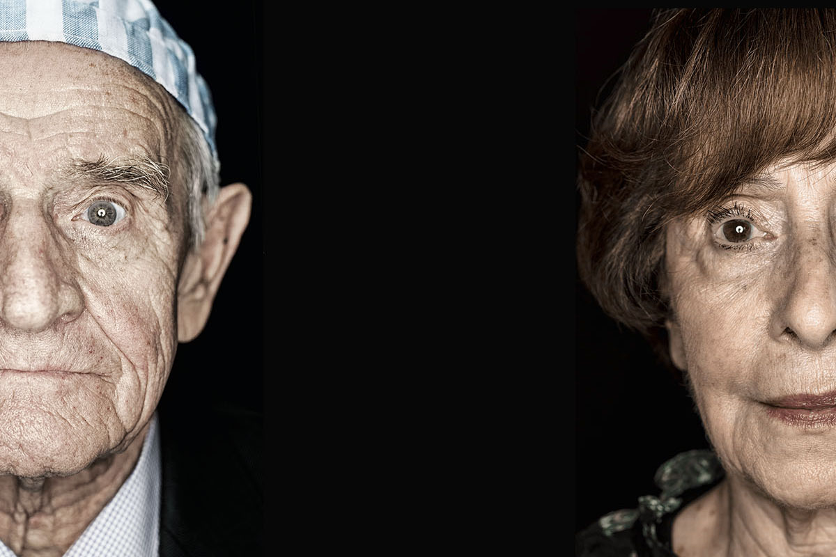 portraits of Holocaust survivors