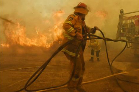 Firefighters in Australia. Photo by NSW Rural Fire Services