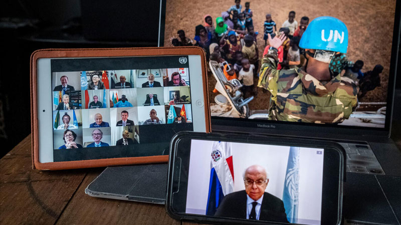 Miembros del Consejo de Seguridad celebran videoconferencia abierta en relación con la situación política en Siria