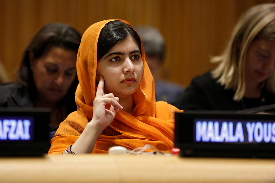 Portrait of Malala Yousafzai