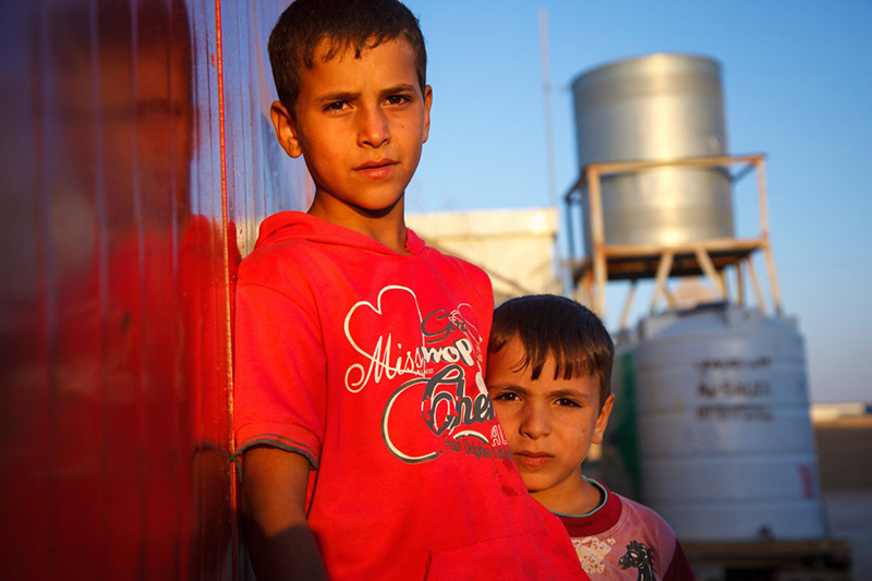 two young boys from Syria