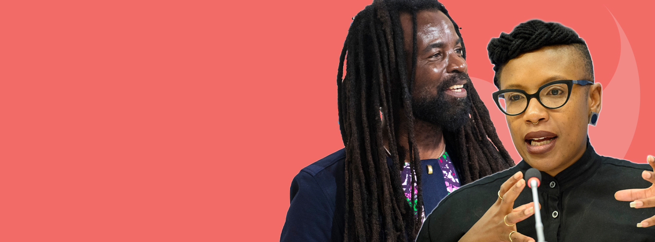 Un collage de Rocky Dawuni y Tendayi Achiume