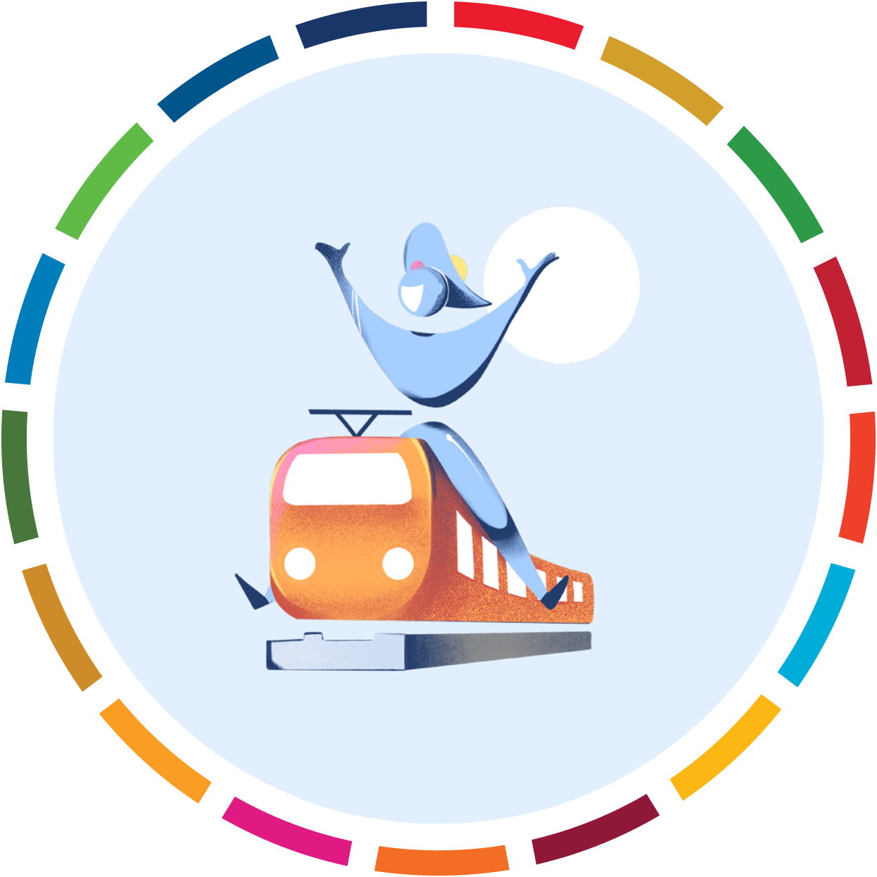 take the train icon