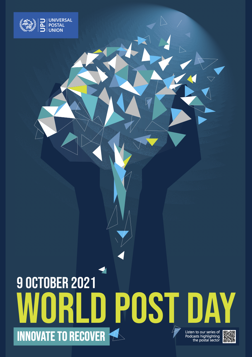 9 October 2021 world post day poster 