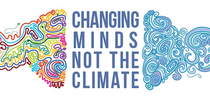 logotipo del evento que reza: Cambiar las mentes, no el clima