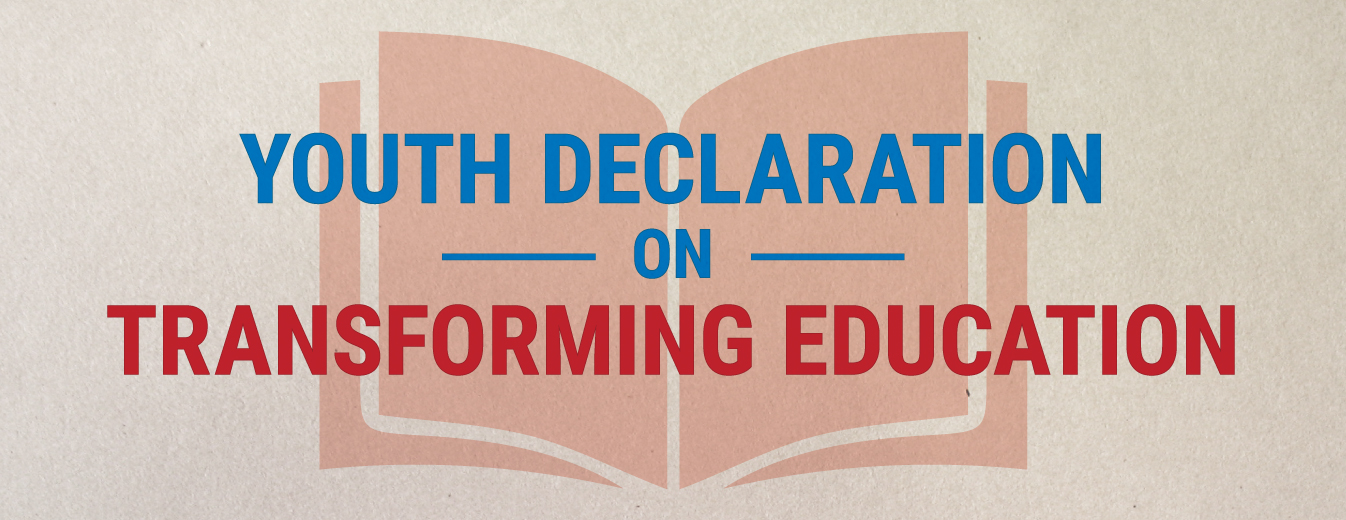 Youth Declaration Banner