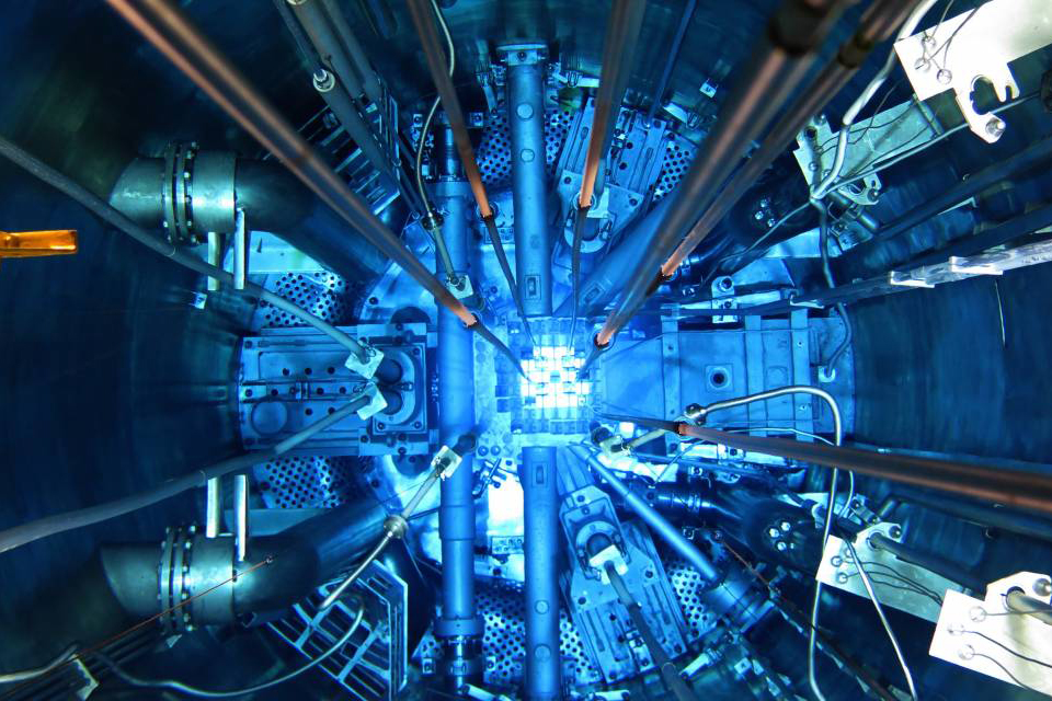 inside a nuclear reactor