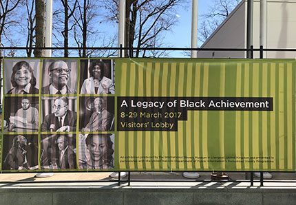  exhibition titled “A Legacy of Black Achievement”