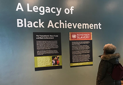  exhibition titled “A Legacy of Black Achievement”