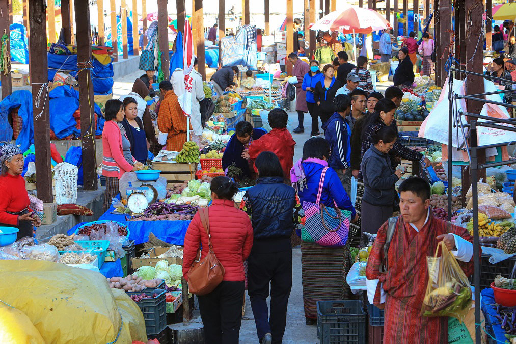 food market in Bhutan