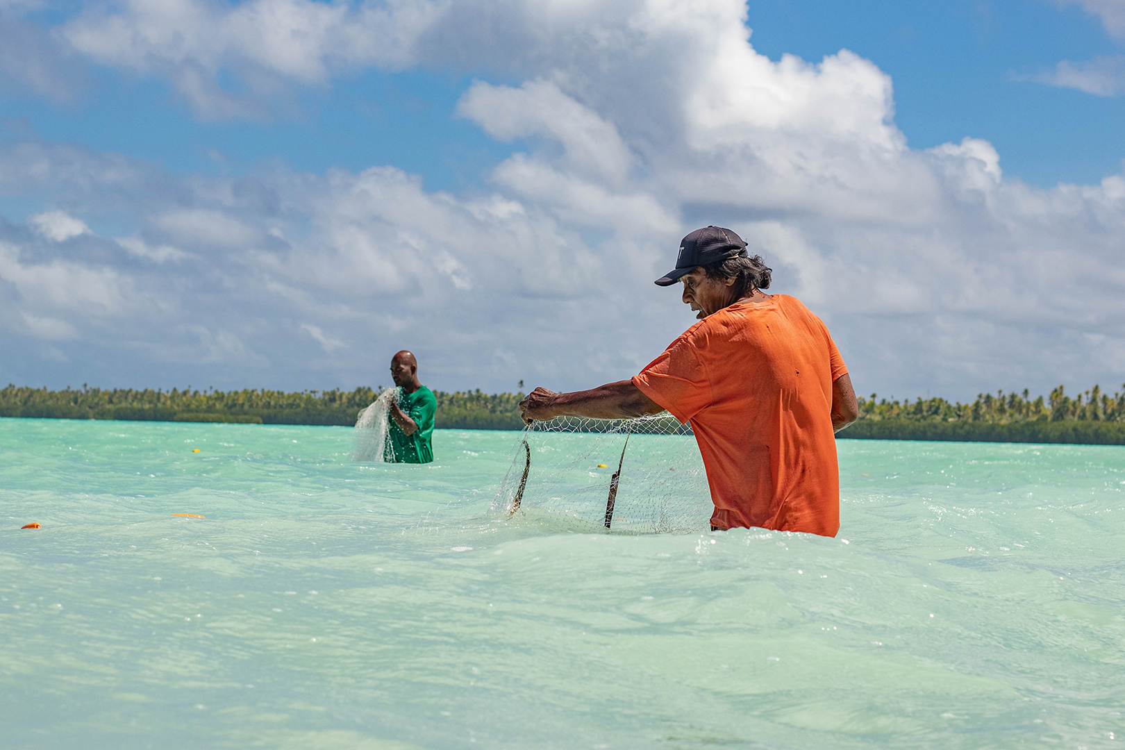 Pacific islanders fishing