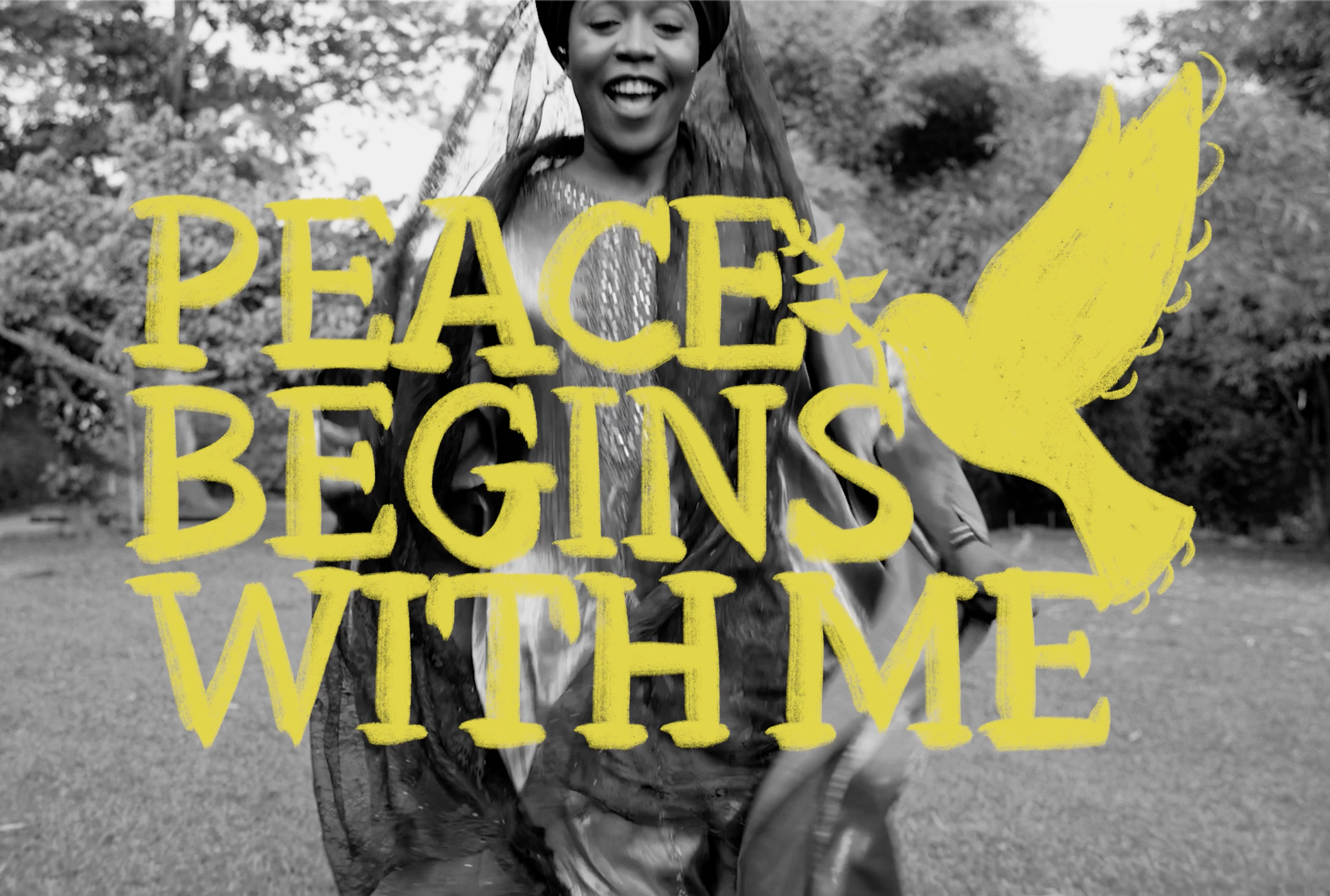 UN Peacekeeping screen grab of video poem Peace Begins with Me