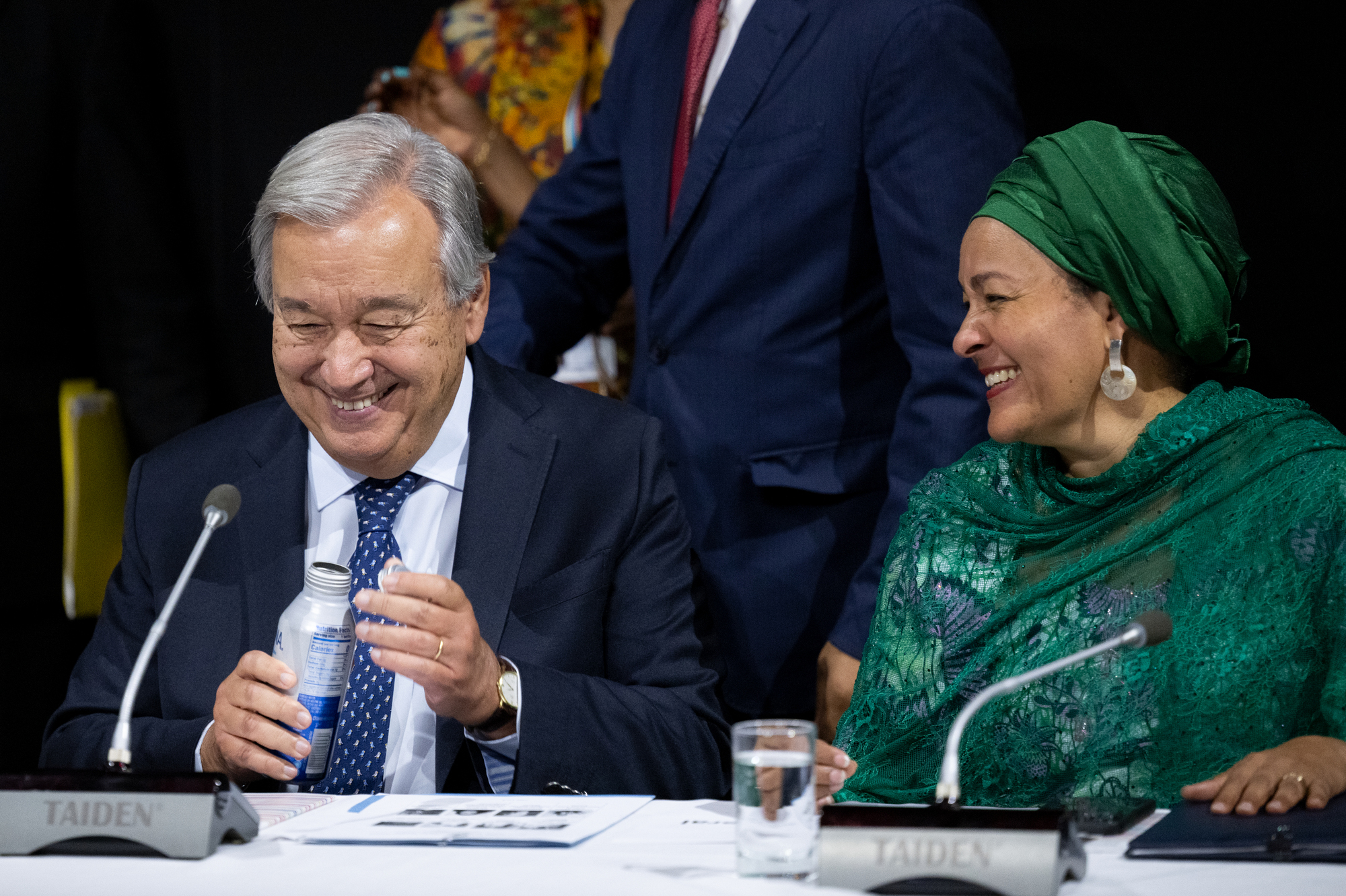 Secretary-General António Guterres and Deputy Secretary-General Amina Mohammed
