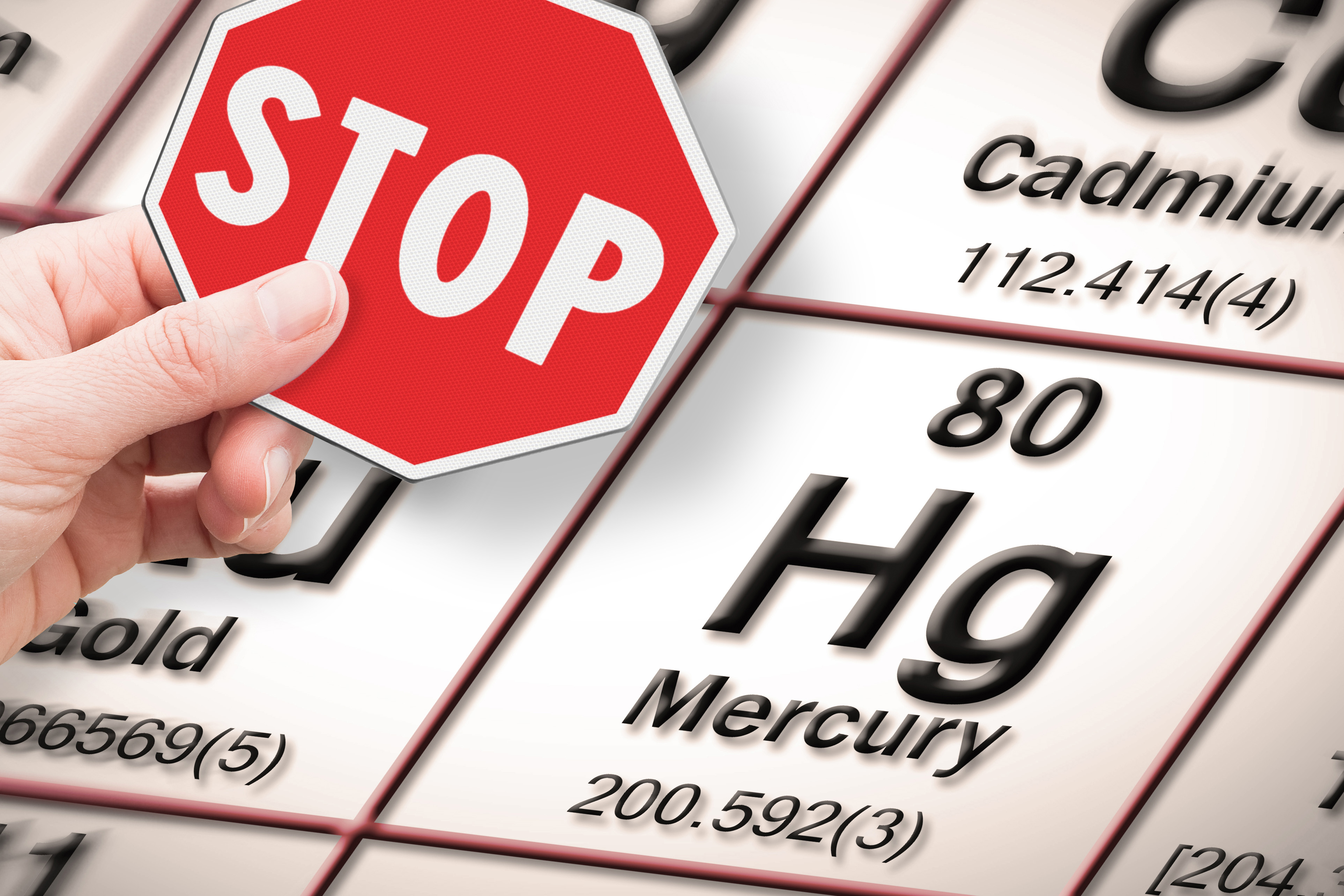 Illustration of stop mercury