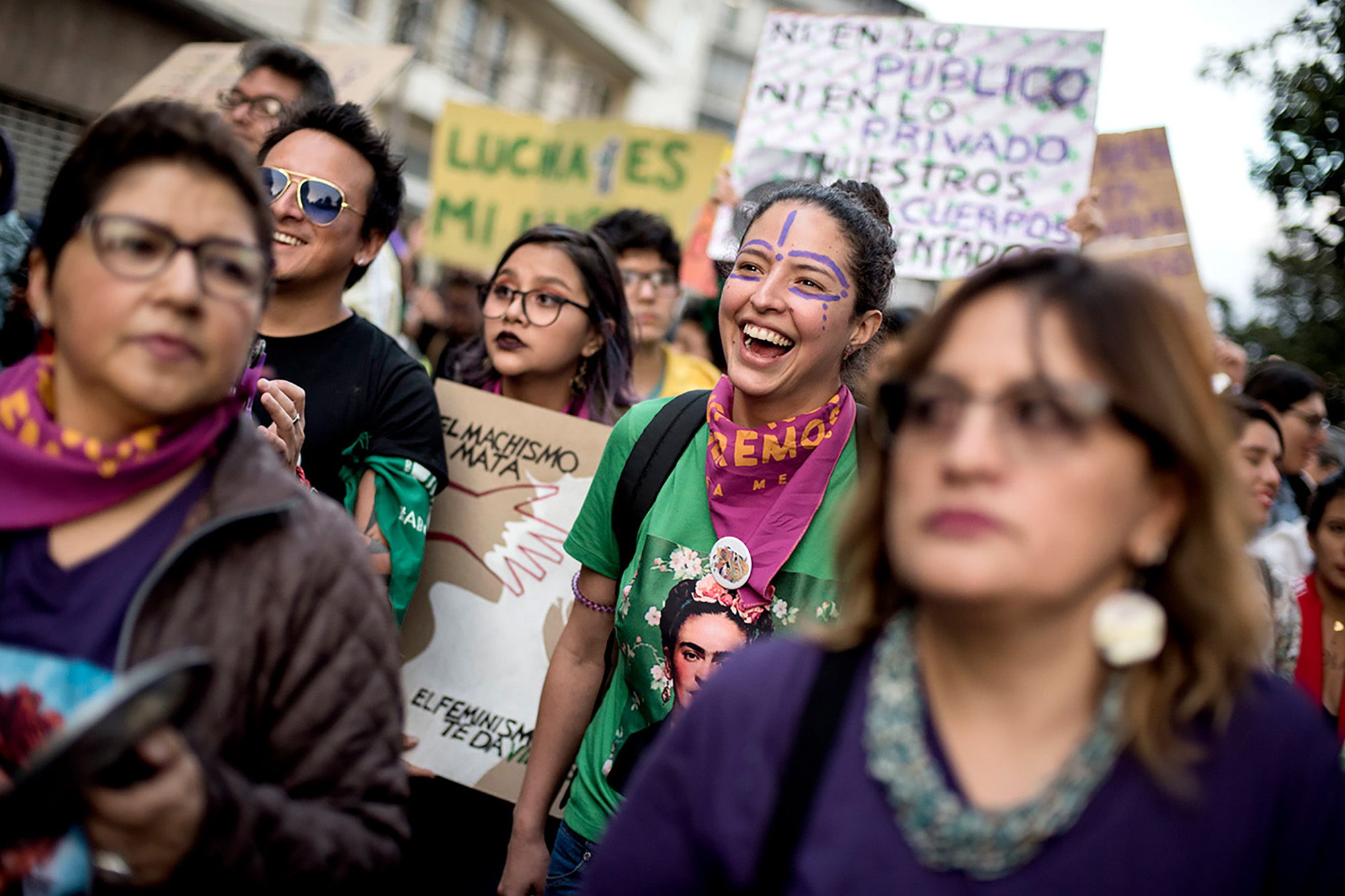 Women’s demonstration in Quito, Ecuador