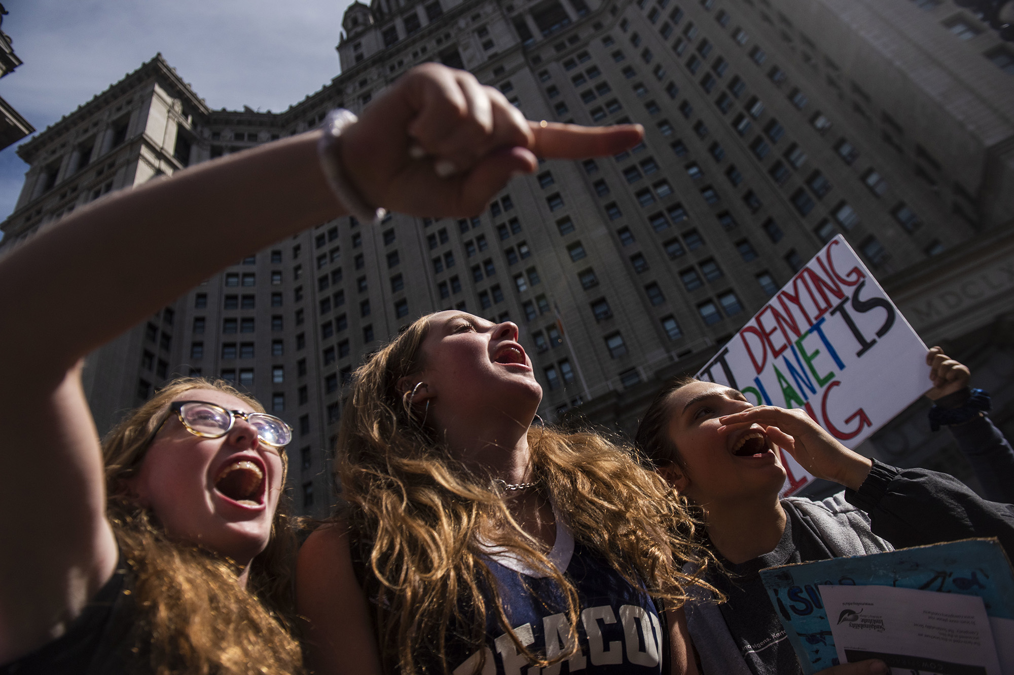 Vibrant scenes of the September 20, 2019 demonstration in downtown New York during the youth-led global #ClimateStrike.