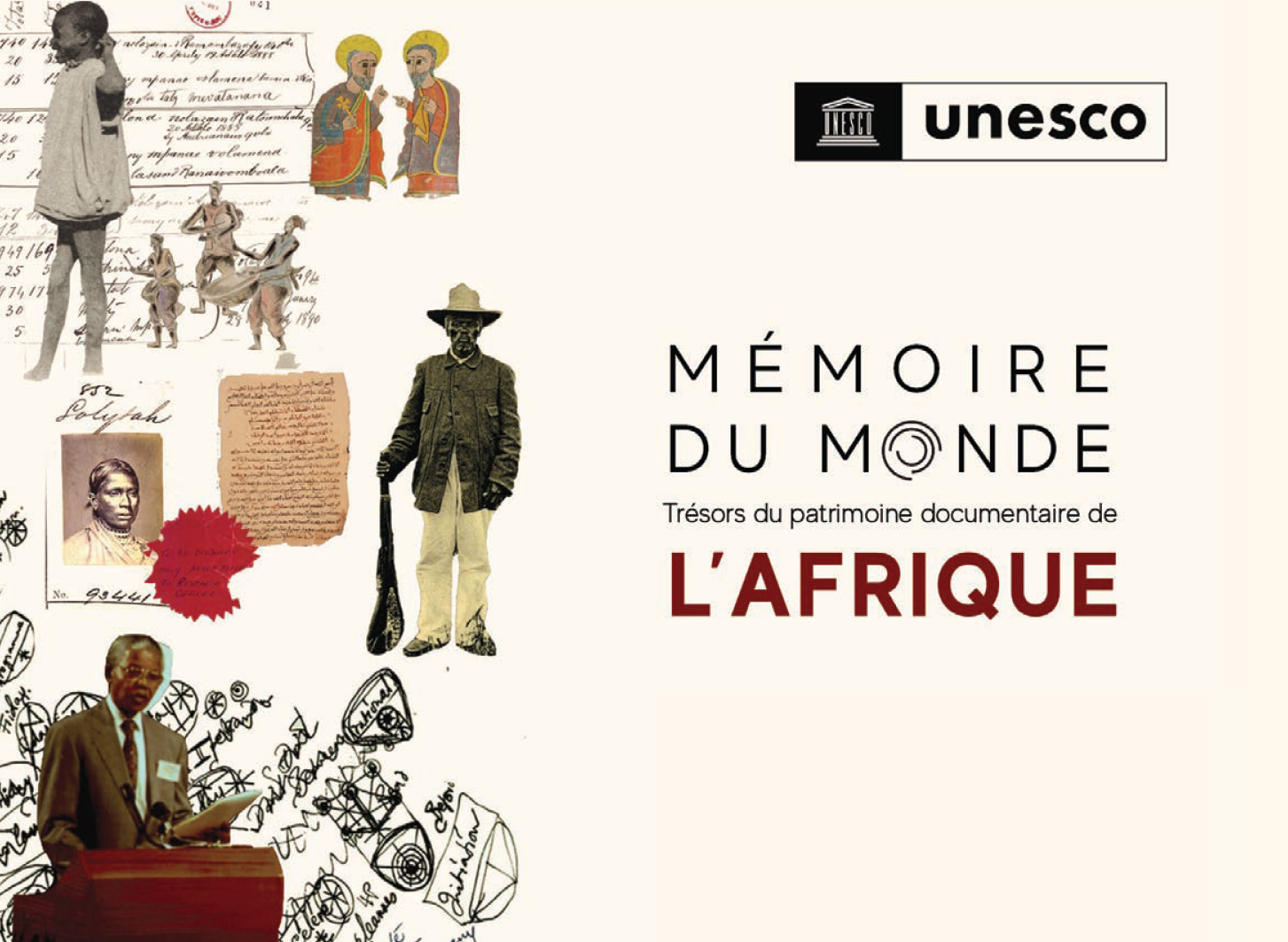 Couverture de l'ouvrage de l'UNESCO consacré aux trésors du patrimoine documentaire de l'Afrique