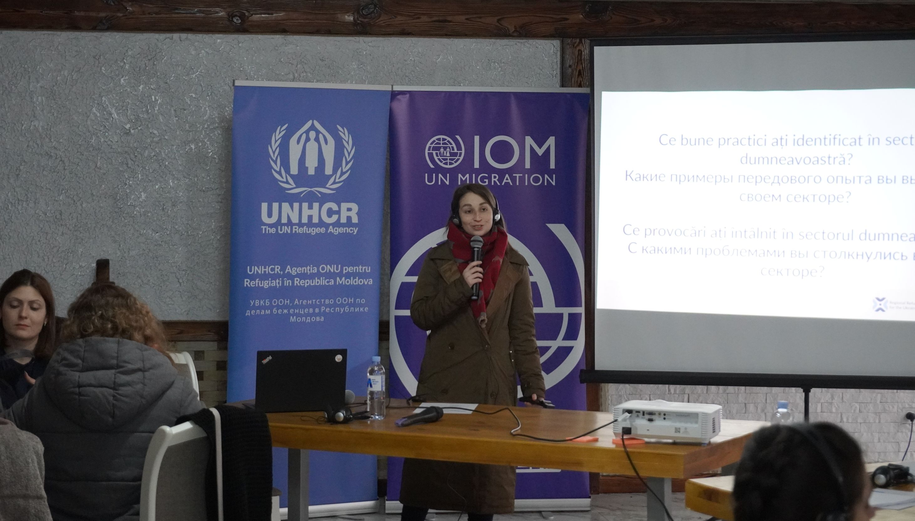 Sára Sívková, UN Volunteer Associate Protection Officer with the UN Refugee Agency in Chișinău