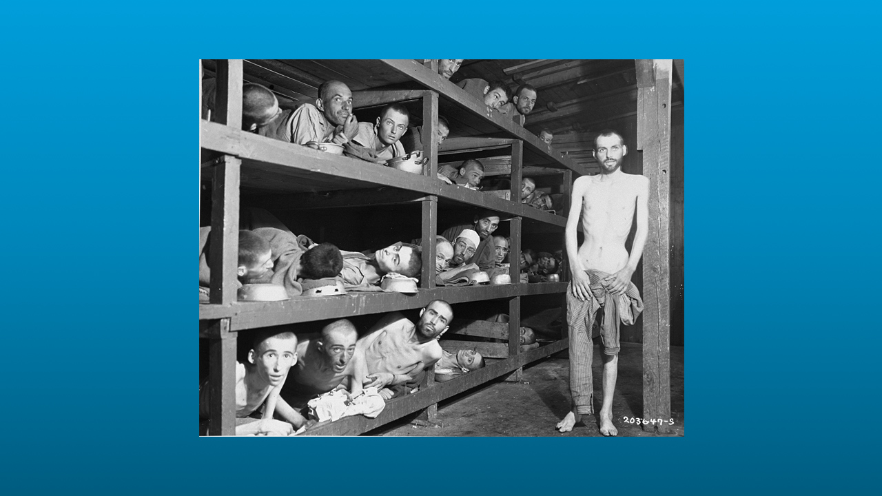 Former prisoners of Buchenwald.