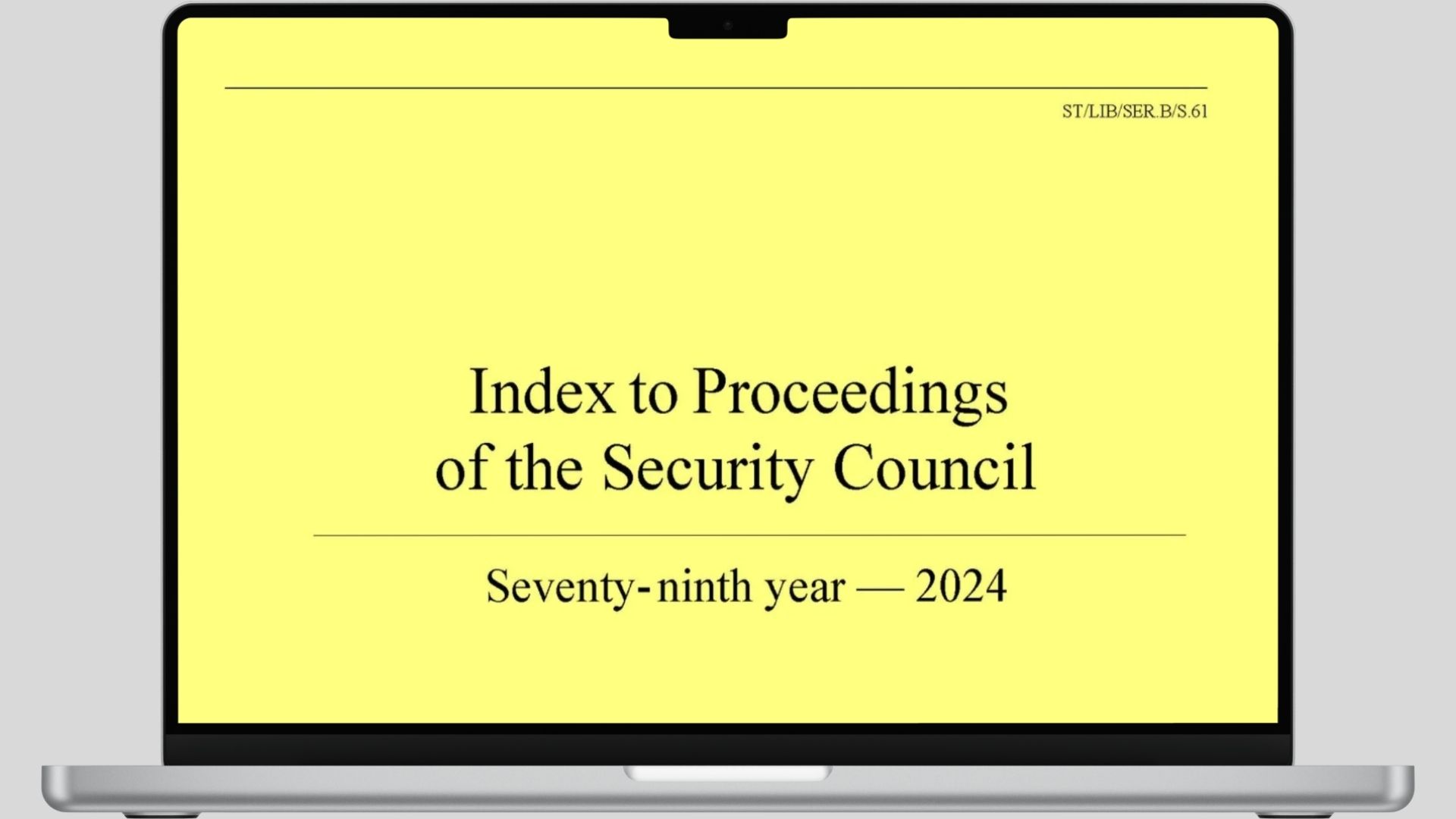 Index To Proceedings