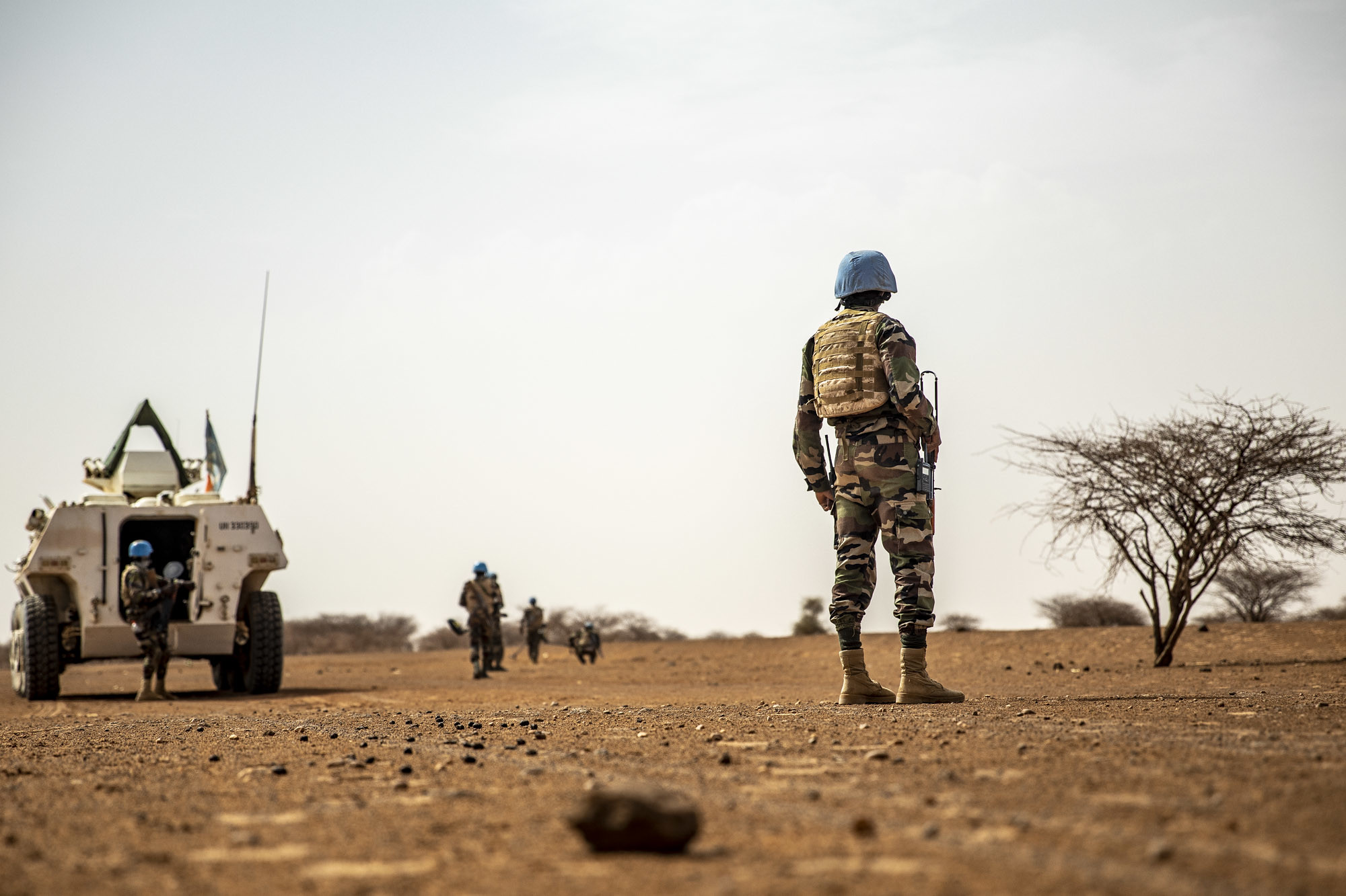 A MINUSMA patrol in Eastern Mali. 