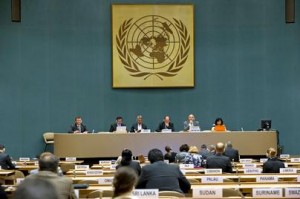 A view of the Conference on Disarmament during a session on “Taking forward multilateral nuclear disarmament negotiations.”
