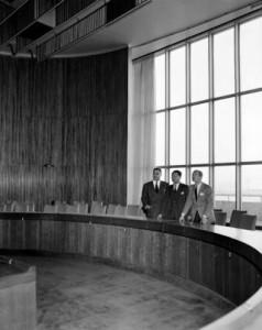 The UN Trusteeship Council Chamber in 1952